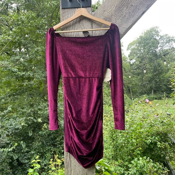 NWT Alterd State The Samantha Dress Burgundy - Picture 4 of 10